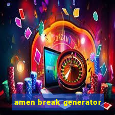 amen break generator